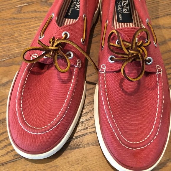 red deck shoes